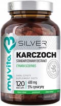 Miniatyrbild 1 av 3: MyVita SILVER Kronärtskocka 400 mg 5 % cynarinklorosterol 120 kapslar