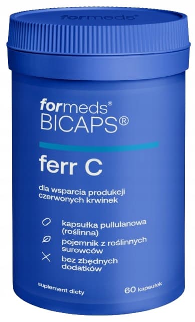 ForMeds BICAPS FERR C järn vitamin C hemoglobin trötthet 60 kapslar