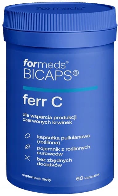 ForMeds BICAPS FERR C järn vitamin C hemoglobin trötthet 60 kapslar