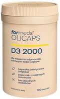 Miniatyrbild 1 av 3: FORMEDS OLICAPS D3 2000 vitamin D immunitet ben tänder 120 kapslar