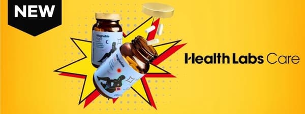 HÄLSOLAB MagneMe MEN magnesium vitamin B dag och natt för män 120 kapslar