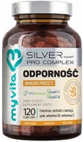 Miniatyrbild 1 av 3: Silver Pro Complex Immunitet ZINK VITAMIN CD MyVita 120 kapslar