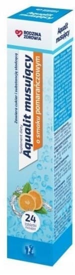 Aqualit Brustabletter mot elektrolyter och diarré, familjehälsa, 24 brustabletter