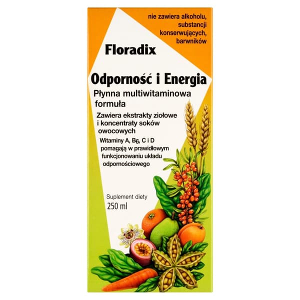 FLORADIX IMMUNITET OCH ENERGI multivitamin tonic 250 ml