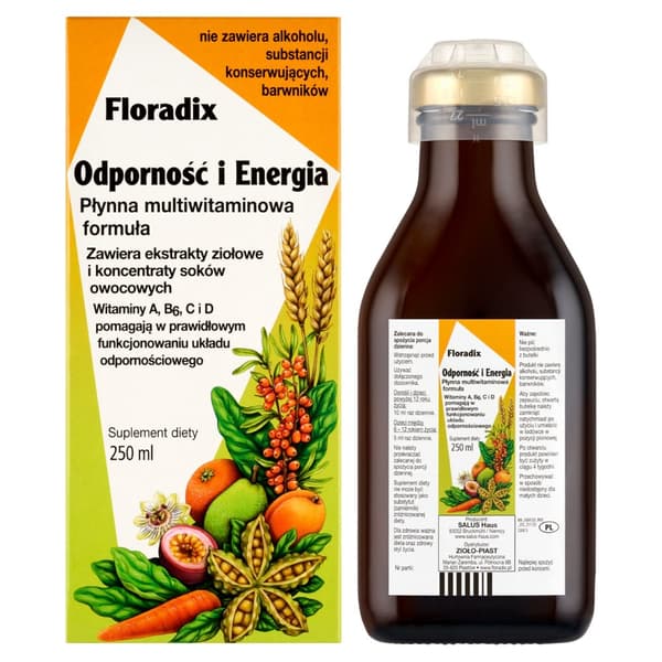 FLORADIX IMMUNITET OCH ENERGI multivitamin tonic 250 ml