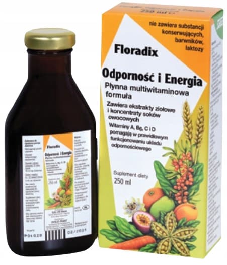 FLORADIX IMMUNITET OCH ENERGI multivitamin tonic 250 ml