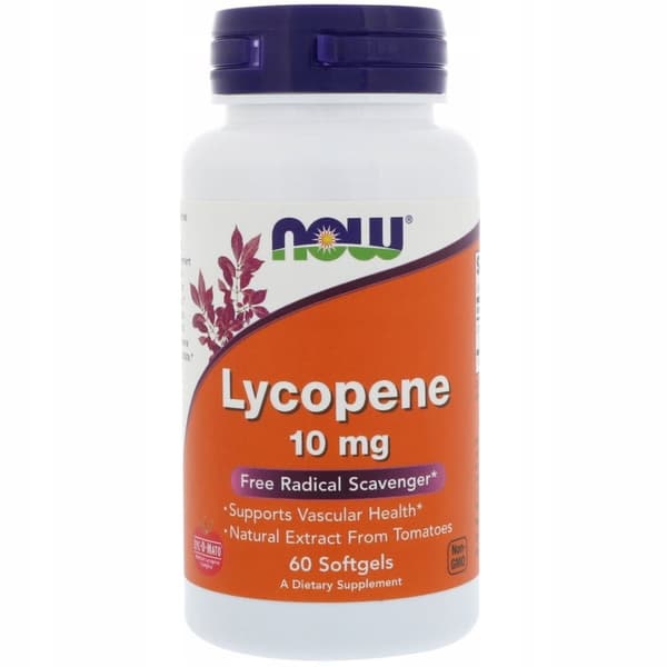 NOW FOODS Lykopen 10 mg LYKOPEN 60 kapslar