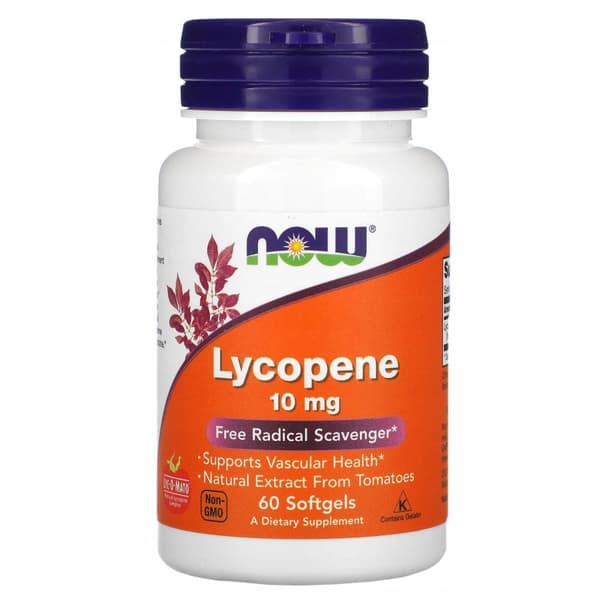 NOW FOODS Lykopen 10 mg LYKOPEN 60 kapslar