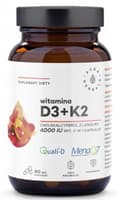 Miniatyrbild 1 av 3: AURA Vitamin D3 4000 IE + Vitamin K2 90 kapslar