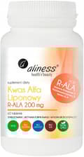 Miniatyrbillede 11 af 11: ALINESS Alfa-liponsyre R-ALA 200 mg ANTIOXIDANT 60 tabletter