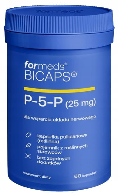Formeds BICAPS P-5-P 25 mg vitamin B nervesystem 60 kapsler