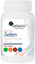 Miniatyrbild 1 av 3: ALINESS SELEN 100 uq natriumselenat sköldkörtel 100 tabletter