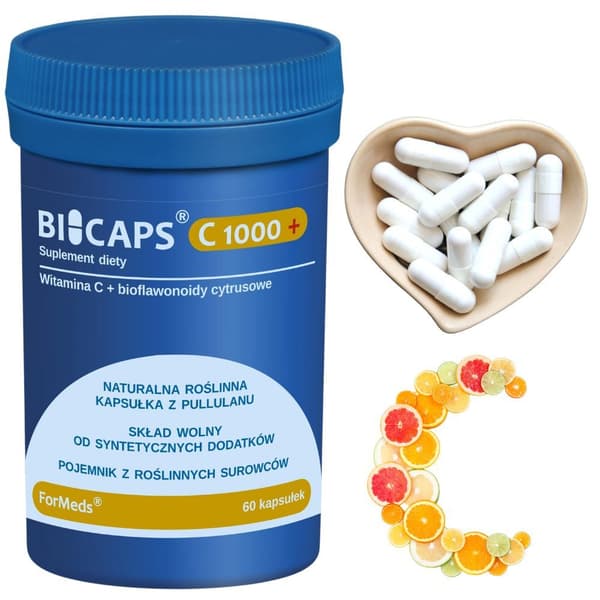 ForMeds BICAPS C 1000 vitamin C ren IMMUNITET 60 kapsler