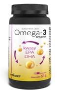Miniatyrbillede 3 af 3: Omega 3-syrer EPA DHA Vitadiet 90 kapsler