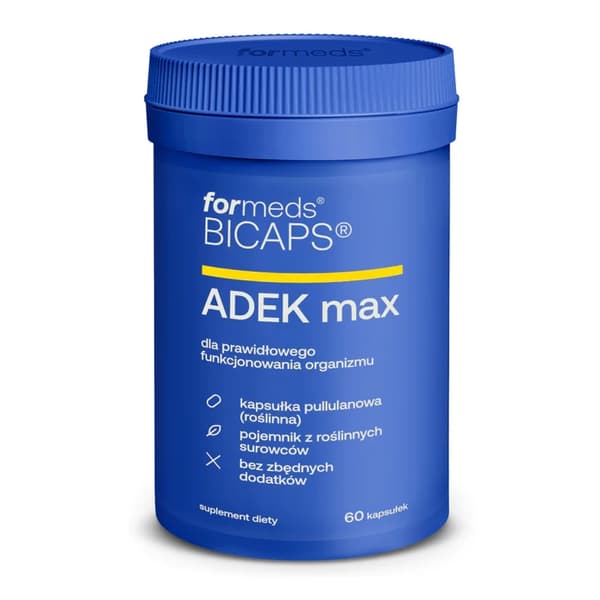 FORMEDS BICAPS ADEK MAX vitamin ADEK immunitet 60 kapslar