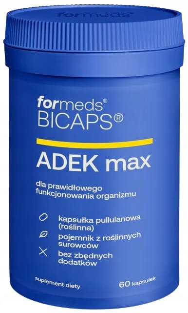 FORMEDS BICAPS ADEK MAX vitamin ADEK immunitet 60 kapslar