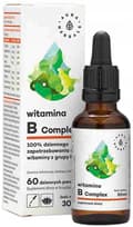 Miniatyrbillede 1 af 3: Aura Herbals Vitamin B-kompleks B-vitamindråber 30 ml