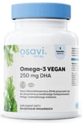 Miniatyrbild 1 av 2: OSAVI Omega-3 Vegansk 250 mg DHA 120 veganska gelébönor