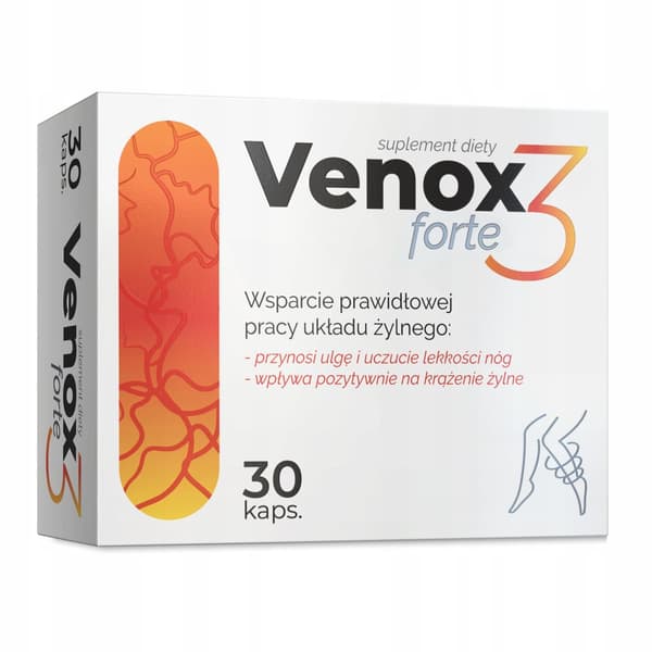 VENOX 3 FORTE cirkulation lättare ben åderbråck Alg Pharma 30 kapslar