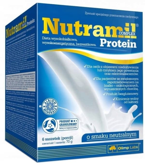 Olimp Nutramil Complex Protein Neutral Smak 6 påsar