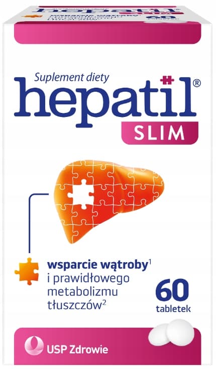 HEPATIL SLIM leverbantning USP Health 60 tabletter
