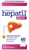 Miniatyrbild 3 av 4: HEPATIL SLIM leverbantning USP Health 60 tabletter