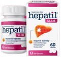 Miniatyrbild 1 av 4: HEPATIL SLIM leverbantning USP Health 60 tabletter