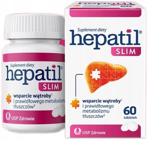 HEPATIL SLIM leverbantning USP Health 60 tabletter