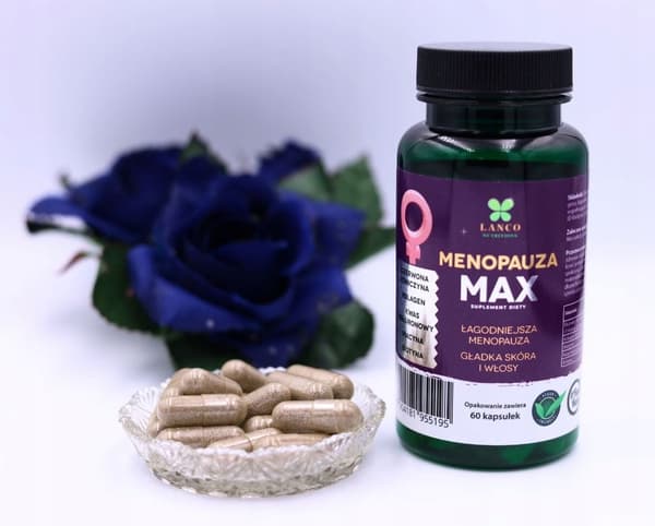 LANCO MENOPAUZA MAX rödklöver för kvinnor 60 kapslar