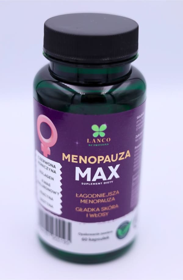 LANCO MENOPAUZA MAX rödklöver för kvinnor 60 kapslar