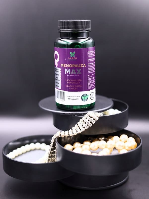 LANCO MENOPAUZA MAX rödklöver för kvinnor 60 kapslar