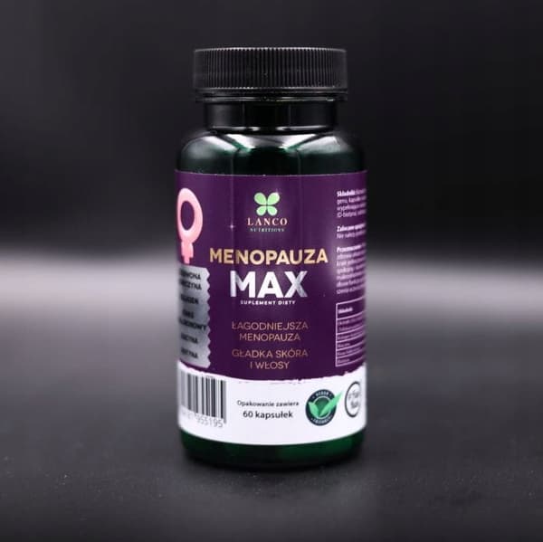 LANCO MENOPAUZA MAX rödklöver för kvinnor 60 kapslar