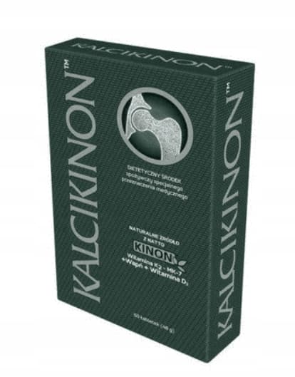 KALCIKINON vitamin K2 + D3 + calcium knogler Valentis 60 tabletter