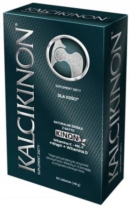KALCIKINON vitamin K2 + D3 + calcium knogler Valentis 60 tabletter