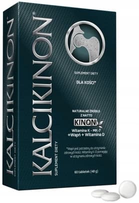 KALCIKINON vitamin K2 + D3 + calcium knogler Valentis 60 tabletter