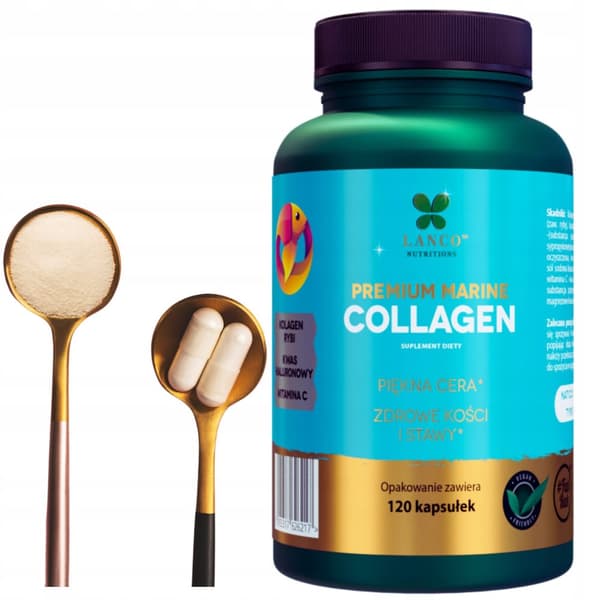 LANCO PREMIUM MARINT KOLLAGEN marint fiskkollagen 2400 mg 120 kapslar