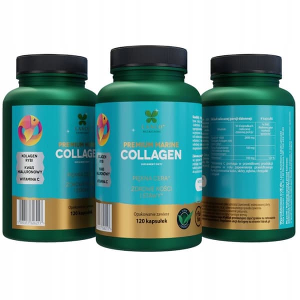 LANCO PREMIUM MARINT KOLLAGEN marint fiskkollagen 2400 mg 120 kapslar