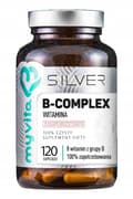 Miniatyrbild 3 av 3: SILVERVITAMIN B-KOMPLEX komplex av B-vitaminer MyVita 120 kapslar