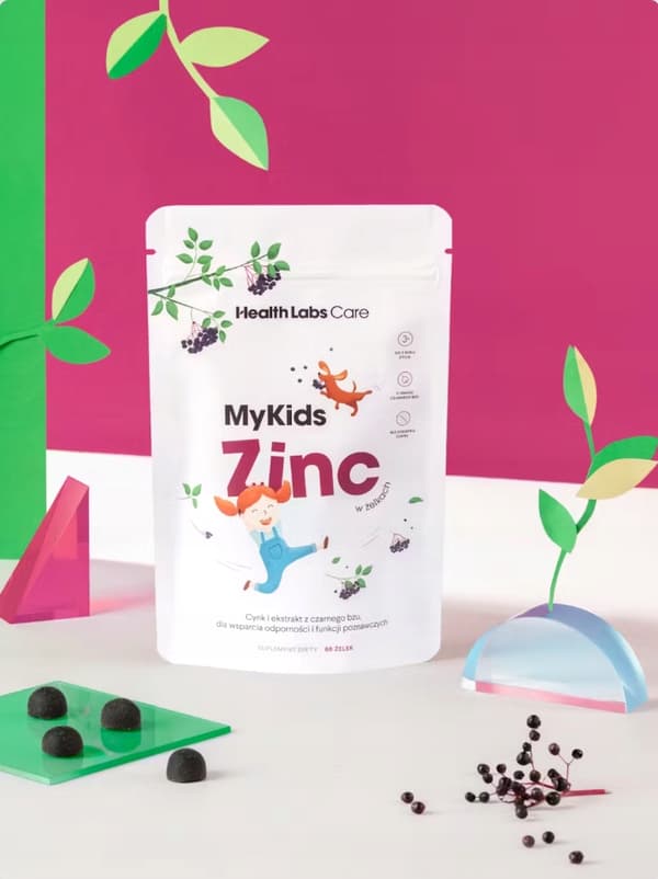 Health Labs MyKids Zink ZINC IMMUNITET för barn 60 geléer