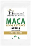 Miniatyrbild 1 av 3: Skogsvitamin Maca-extrakt 500 mg POTENS FERTILITET 100 tabletter