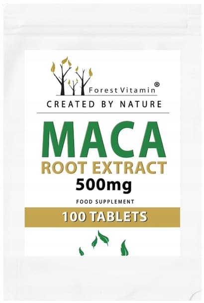 Skogsvitamin Maca-extrakt 500 mg POTENS FERTILITET 100 tabletter