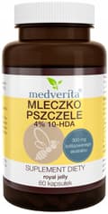 Miniatyrbild 1 av 2: MEDVERITA Royal Jelly 4% 10-HDA 60 kapslar