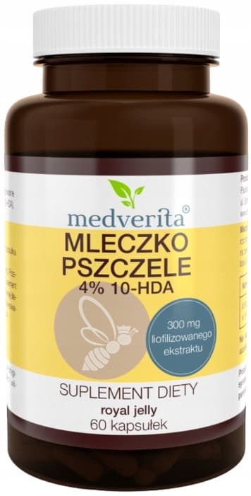 MEDVERITA Royal Jelly 4% 10-HDA 60 kapslar