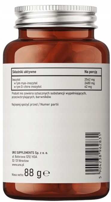 INOZYTOL FORTE MYO & D-CHIRO stressnerver koncentration UNS 90 kapslar