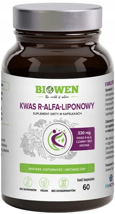 BIOWEN R-alfa-liponsyra 300 mg immunitet 60 kapslar
