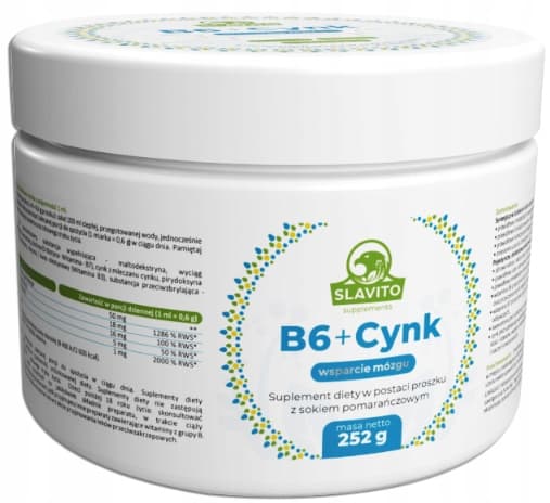 SLAVITO B6 + Zink vitamin B quercetin 252 g
