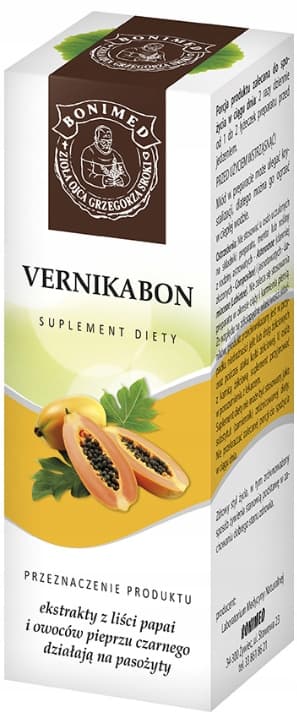 VERNIKABON papayablad svartpeppar frukt DIGESTING Bonimed 100 ml