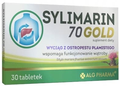 SYLIMARIN 70 GOLD mjölktistellever Alg Pharma 30 tabletter.