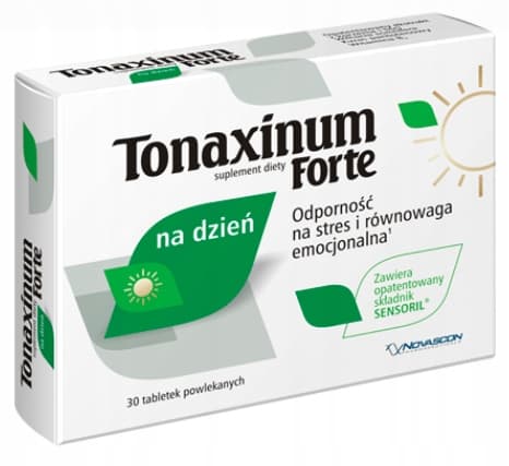 TONAXINUM FORTE för stresslugnande behandlingar under dagen, 30 tabletter.