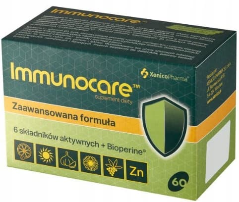 XENICO Immunocare vitamin DC zink IMMUNITET 60 kapslar
